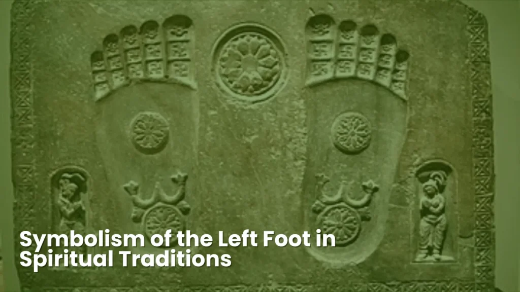 Why Does My Left Foot Itch? Spiritual Meaning Explained 1 a stone sculpture of a person's foot - Symbolism of the Left Foot in Spiritual Traditions